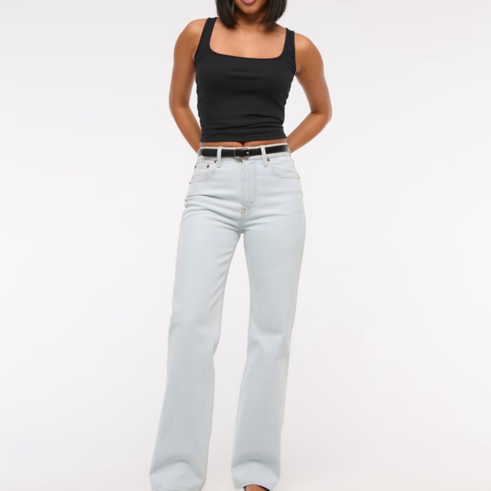 Abercrombie & Fitch Light Wash Flare Jeans